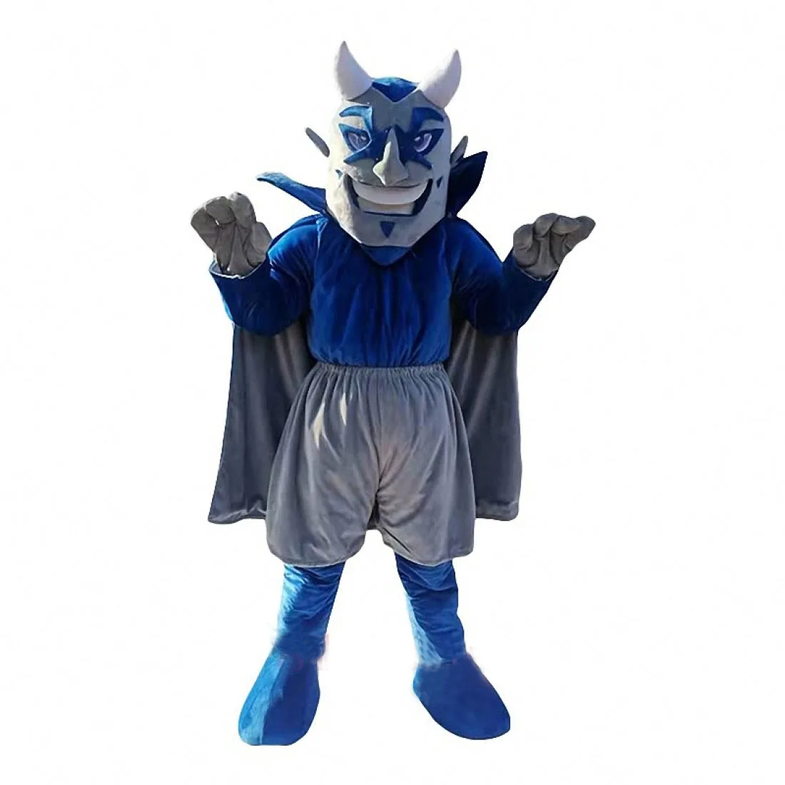 

Blue Devils Cartoon Mascot Costume New Hot Sale Halloween Theme Cosplay Fancy Dress Kits for Holiday Carnival Party Games