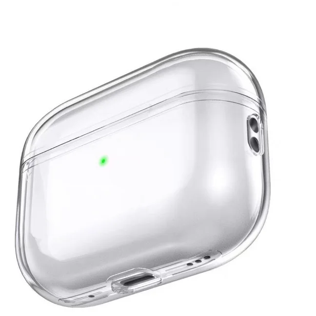 Weiche, transparente TPU-Kopfhörerhülle für Airpods Pro 3 2025, Airpods 4 2024, stoßfeste, transparente Schutzhülle für Airpods 2 3 2021.
