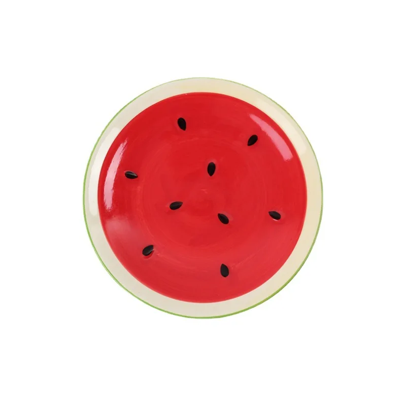 

Fruit plate, ceramic dinner plate, 8-inch disc in the shape of household fruit