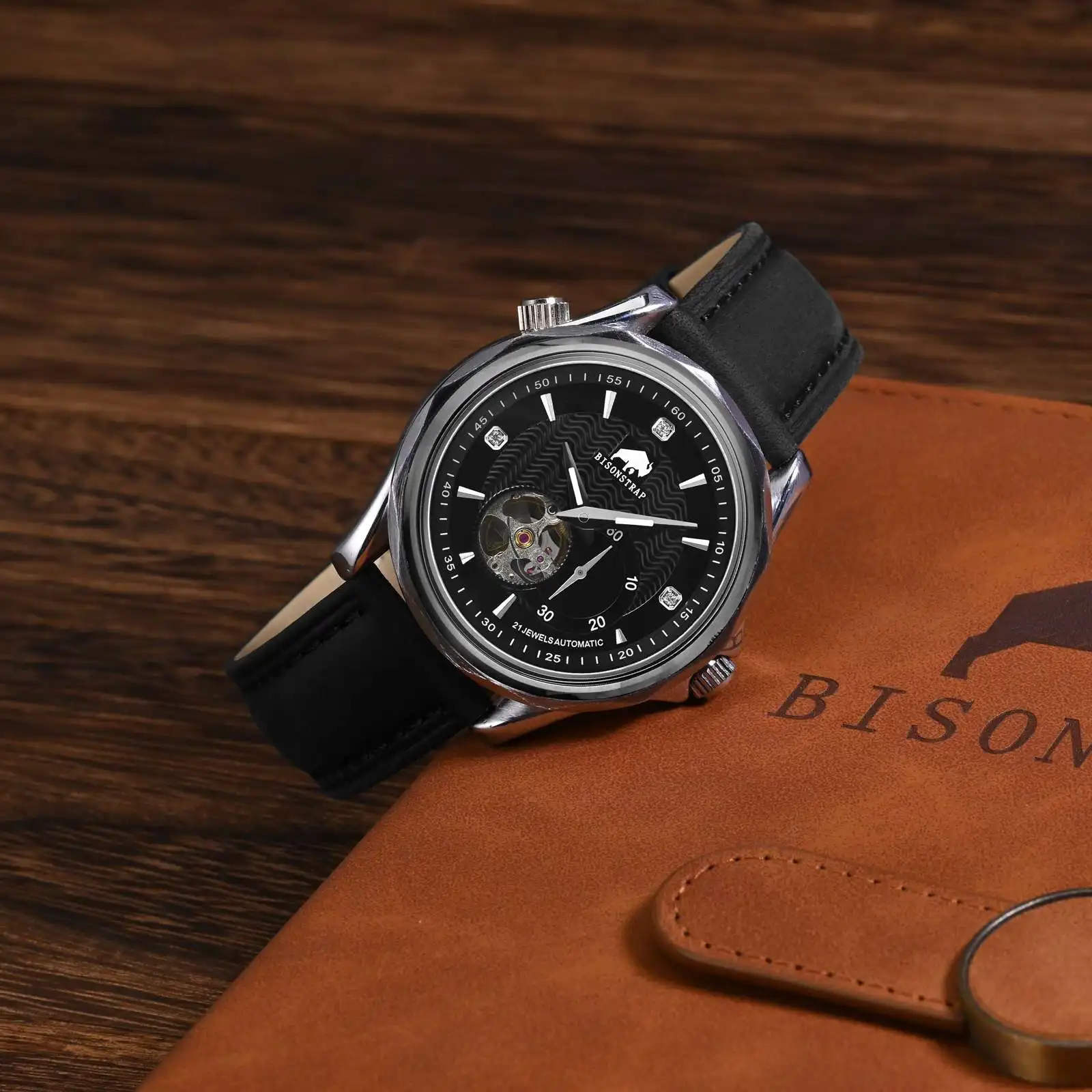 BISONSTRAP Geniune Leather Watch Strap 14mm 17mm 18mm 19mm 20mm 21mm 22mm 23mm 24mm Replacement Bracelet for Men Women Watchband