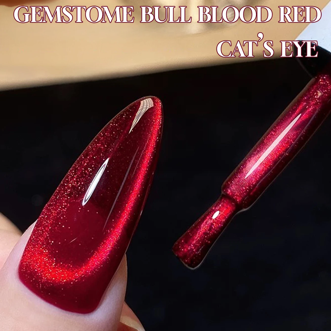 10ML Jesienny Długotrwały Wybielający Specjalny Uniwersalny Lakier Hybrydowy w Kolorze Szklanych Koralików, Kamień Szlachetny, Krwawoczerwony, na Boże Narodzenie i Halloween