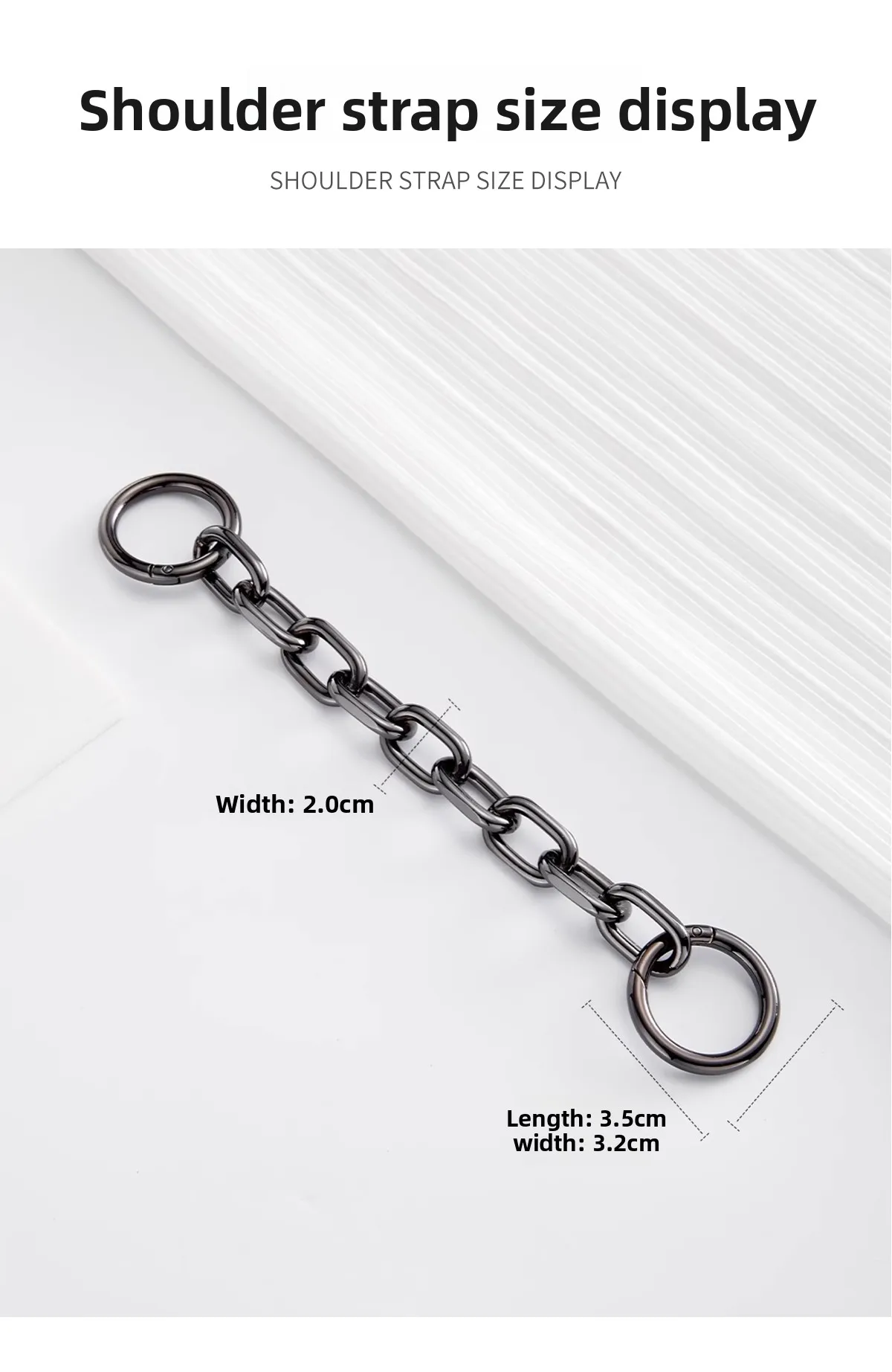 Bag Extension Chain For Longchamp Hobo High-end Fashion Diy Chain Shoulder Replacement Strap Bag Modification Accessories
