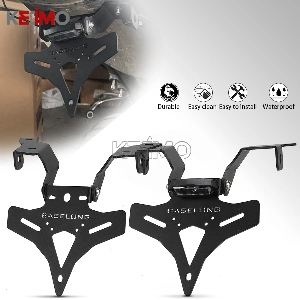 

450MT 450mt 800MT-X 800mtx Rally 2024 2025 2026 For CFMOTO Motorcycle Led License plate holder Licence Plate Holder Accessories