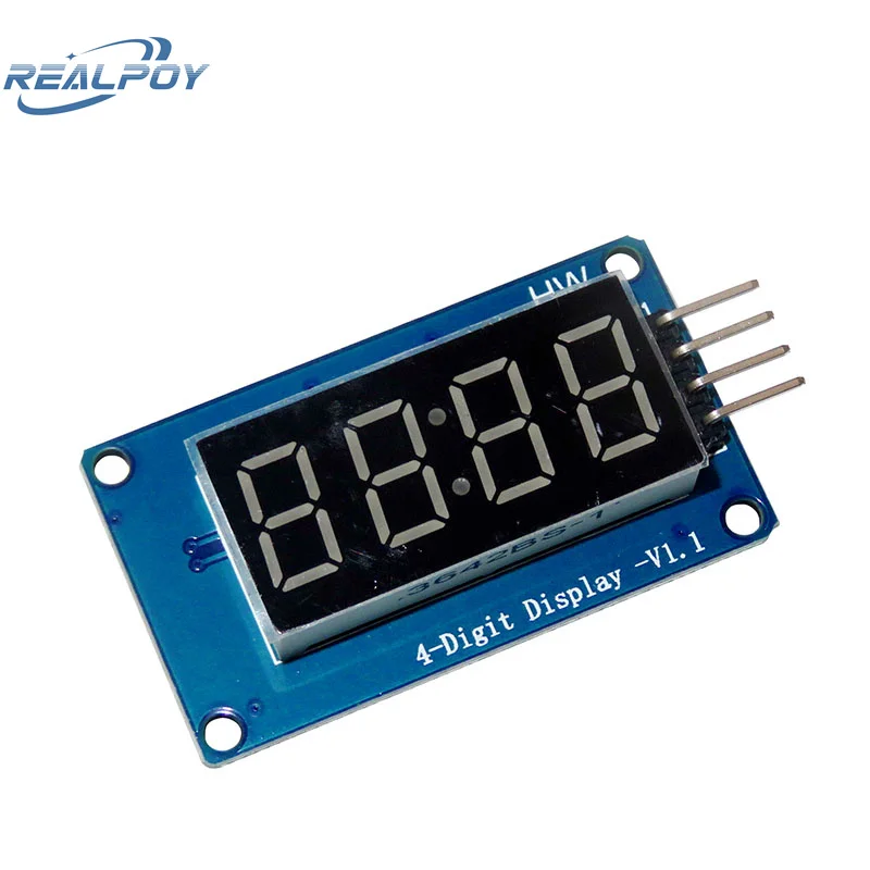 TM1637 LED Display Module For Arduino 7 Segment 4 Bits 0.36 Inch Clock RED Anode Digital Tube Four Serial Driver Board Pack