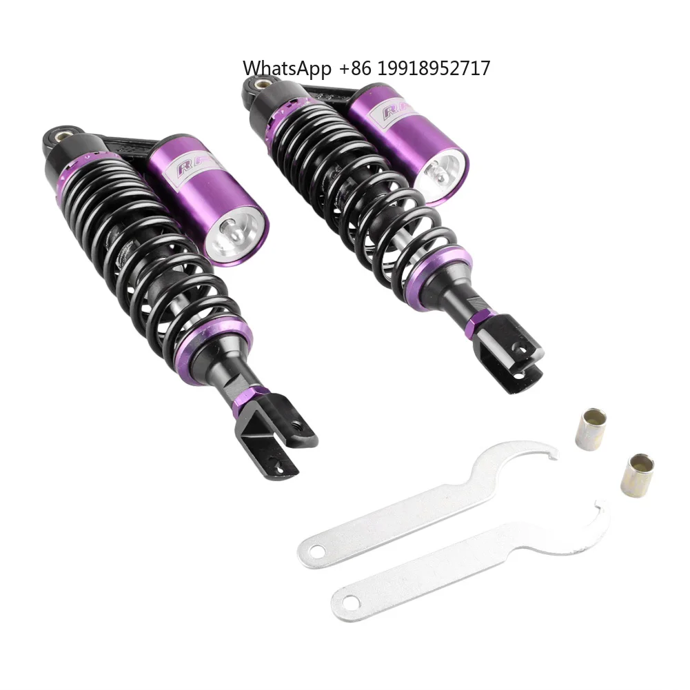 

1Pair 280mm 320mm 350mm 390mm 415mm Air Rear Shock Absorbers damping Suspension For Motorcycles Scooter ATV Gokart Dirt bikes