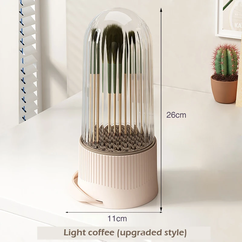 

3-in-1 Silicone Makeup Brush Cleaner Makeup Egg Powder Puff Cleaning Cup Cleaning Air Drying Dustproof Storage Integrated