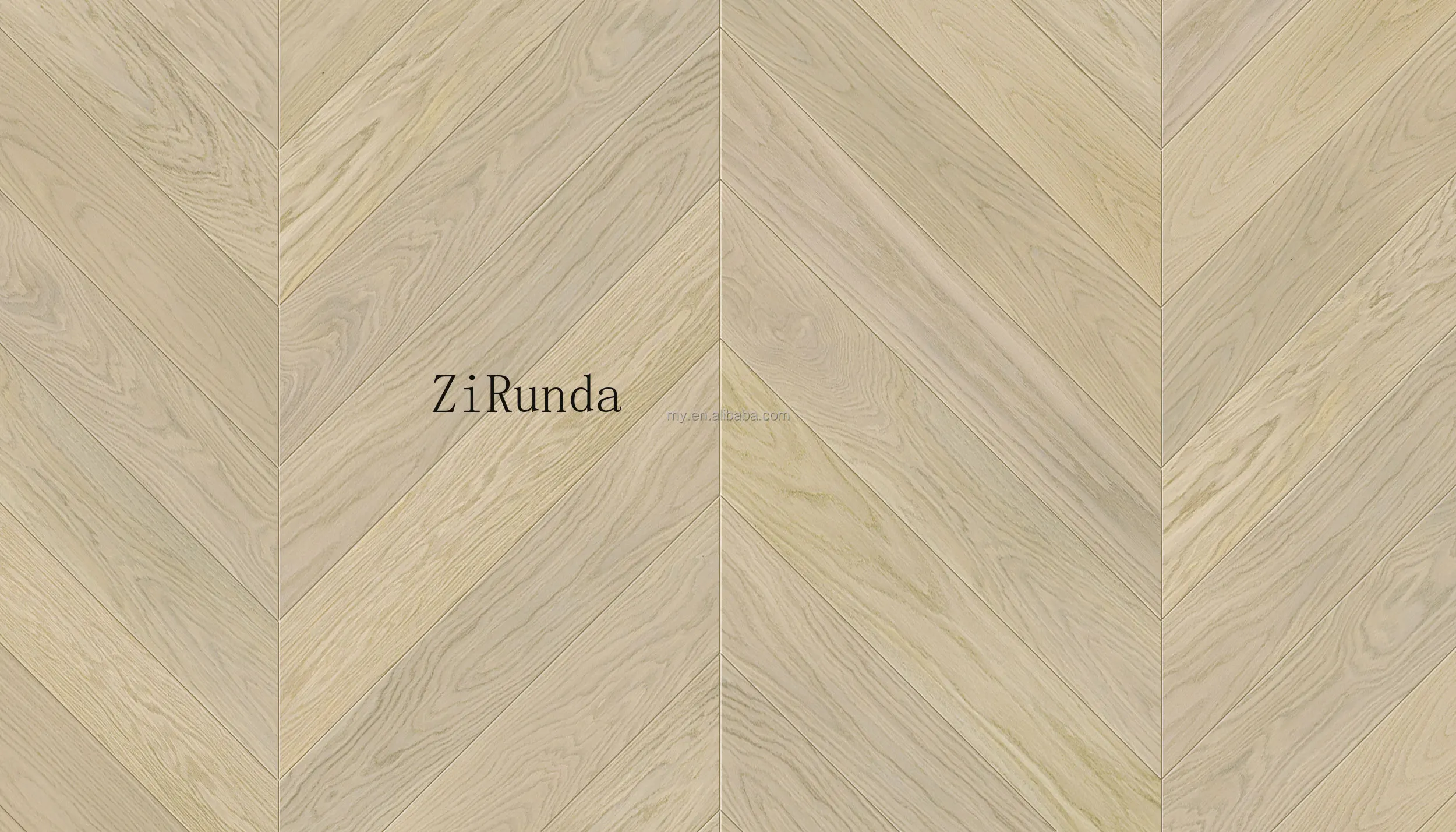 نسخة مخصصة من البلوط الأبيض 45 درجة مصباح مصقول غير لامع تصميم عظم السمك للأرضية الهندسية