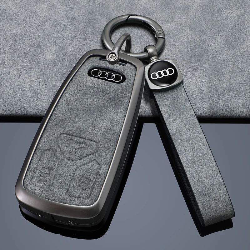 Car Key Fob Case Cover for Audi A4 S4 RS4 B9 A5 F5 S5 RS5 A6 A7 C8 A8 S8 D5 Q2 Q5 SQ5 FY Q7 SQ7 4M TT FV TTS TTRS R8 Accessories