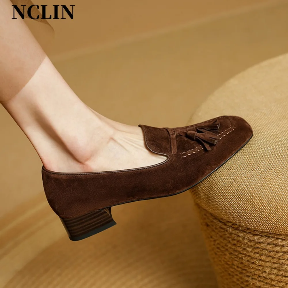 スポーツ女性フラットシューズ 2025 新トレンド春秋プラットフォームスエードローファーシューズカジュアルレディースウォーキングノンスリップ Chaussure ファム