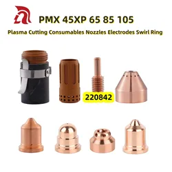 5/10Pcs PMX 45XP 65 85 105A Standard Plasma Cutting Consumables 220842 220817 220818 220948 220941 220819 220816 220930