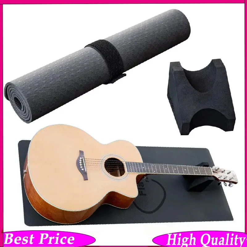 

Flatsons Guitar Repair Pad & Neck Support Mat Electric/Acoustic Guitar Maintenance, Setup Non-Slip, Scratch-Resistant Tool Mat
