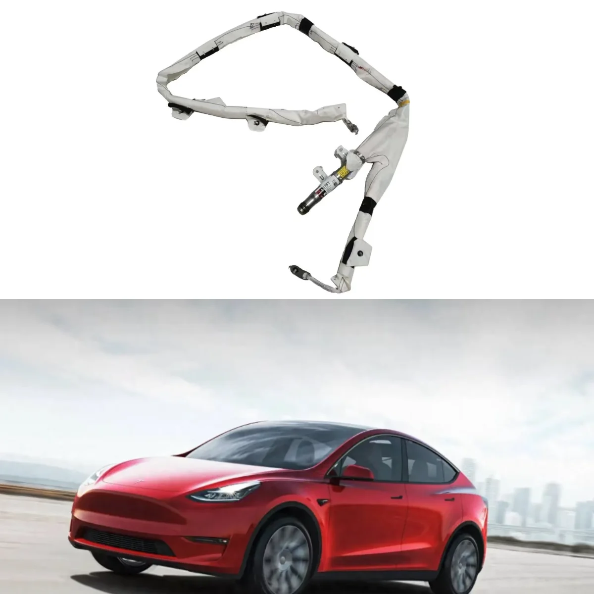 

2021 for Tesla Model Y roof left and right side air curtain module components