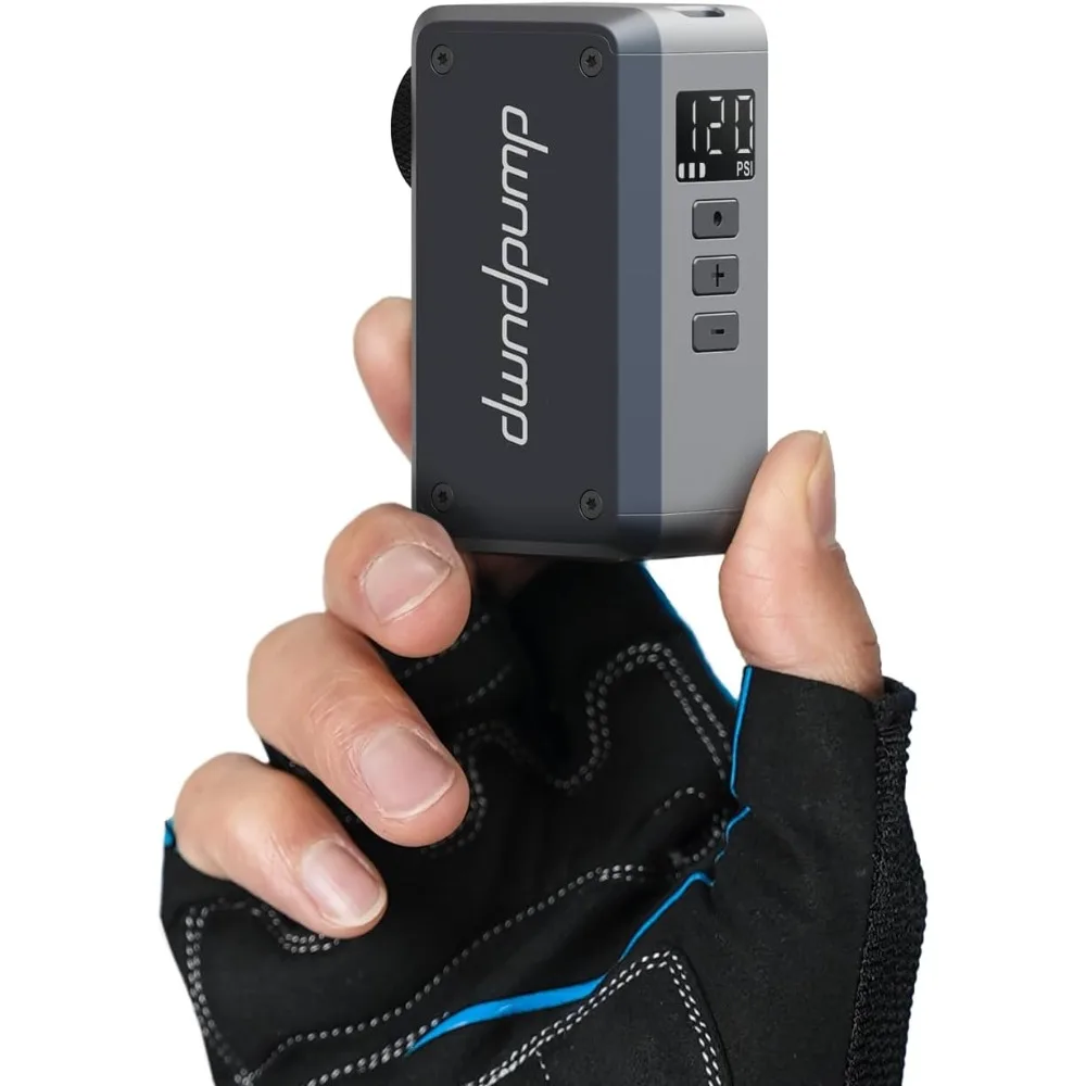 

Мини-велосипедный насос с манометром, электрический велосипедный насос на 120 фунтов на квадратный дюйм, перезаряжаемый велосипедный воздушный насос, автоматическое отключение, с presta и sc