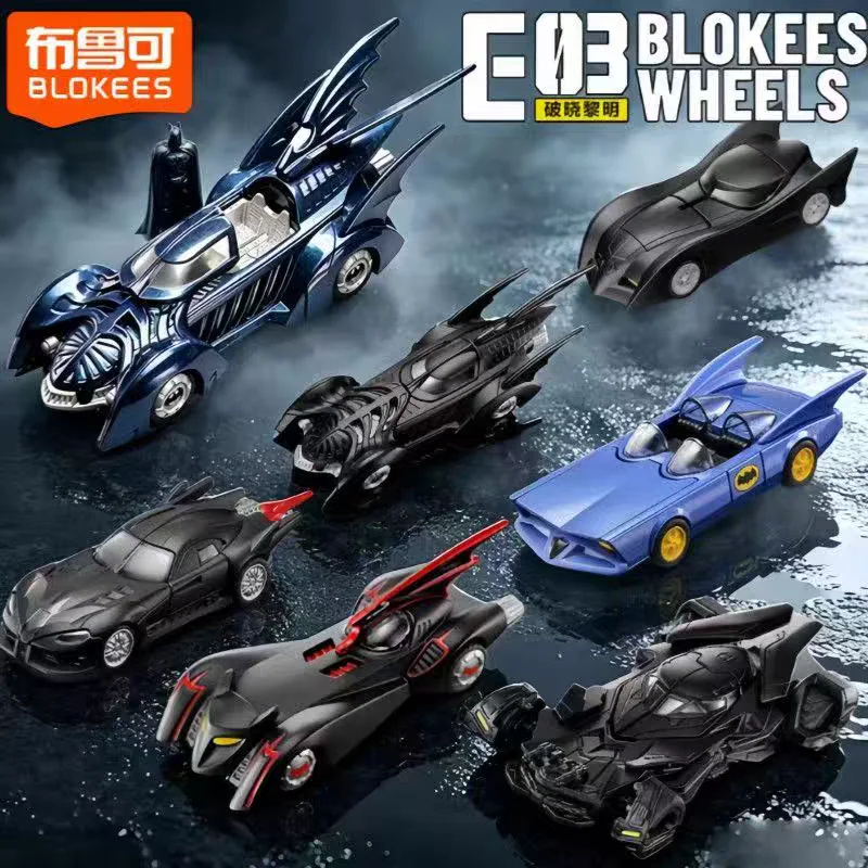 Blokees Batmobile Building Blocks Car E03 Series 1 36 Scale Batman Collectible Model Vehicle Diy Assembly Toy For Adult Hobby