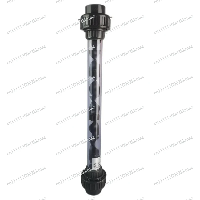 Static Pipe Mixer UPVC Transparent Flange Full Plastic Mixer