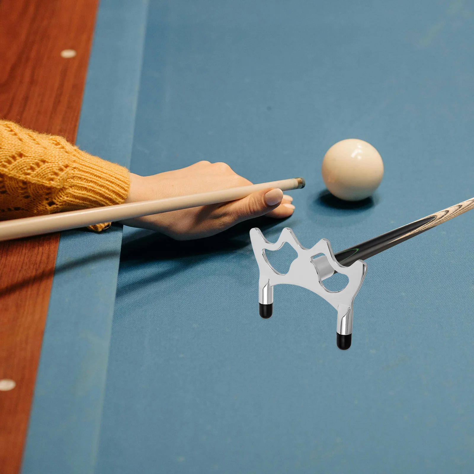 رأس جسر البلياردو بتصميم أنيق، مواد متينة، طول قابل للتعديل، مدمج وسهل الحمل، ملحقات نادي البلياردو #5