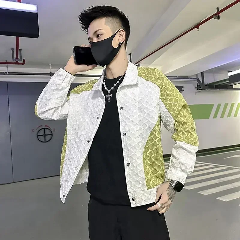 Men's Jackets New In Spring Autumn Trendy Male Coats Aesthetic Deals Fast Delvery Korean Reviews Many Cheap Clothes Offer Sale