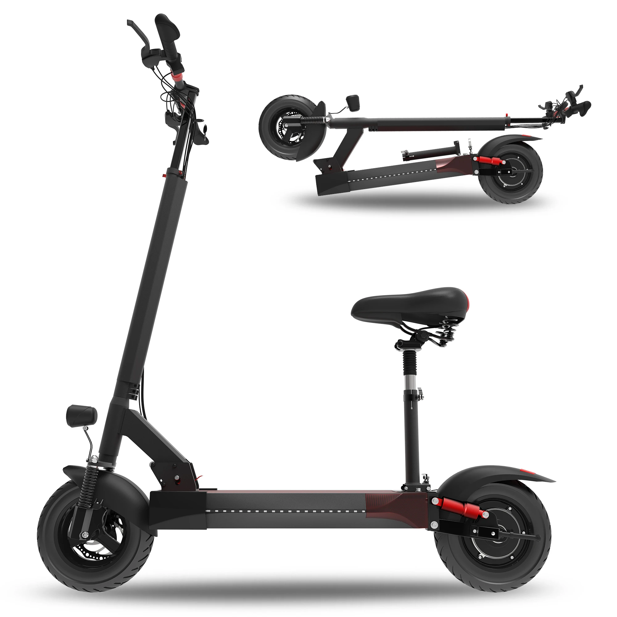 

X48 Electric Scooter, 48V 1000W Motor Power, 35 mph Max Speed, 25 Miles Range, 300 lbs Max Load, Foldable E Scooter for Adults