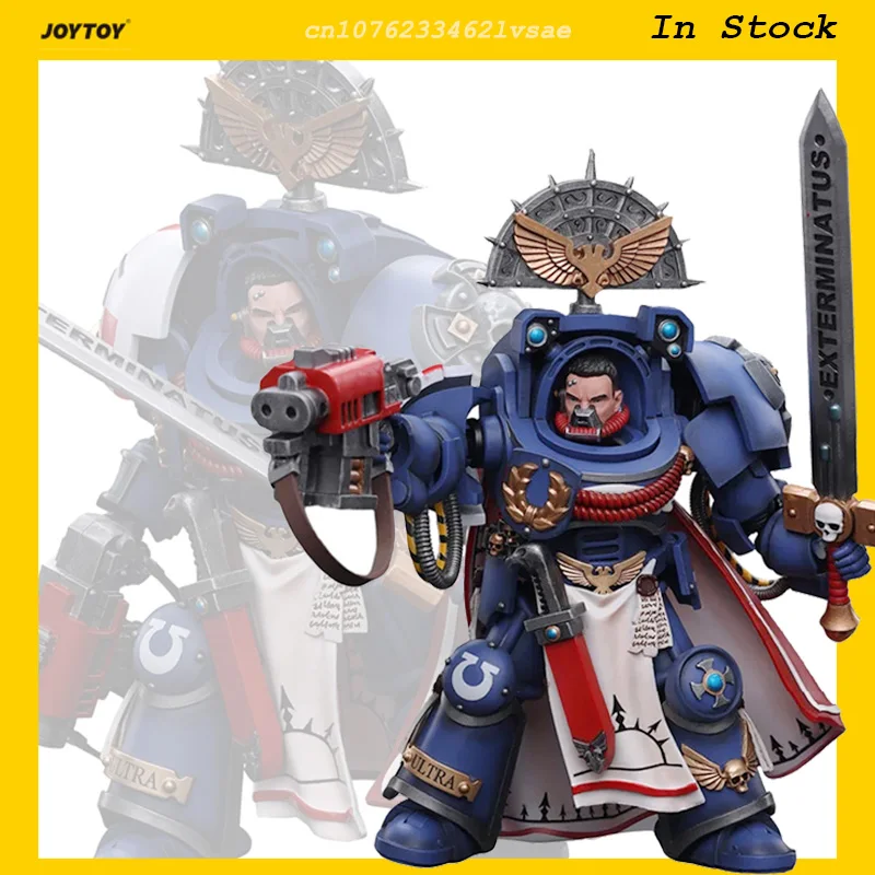 JOYTOY Ultramarines Terminator Capitan 1/18 Action Figure Warhammer 40K Anime Doll Joint Mobile Soldato Modello Raccogliere Giocattolo Regalo