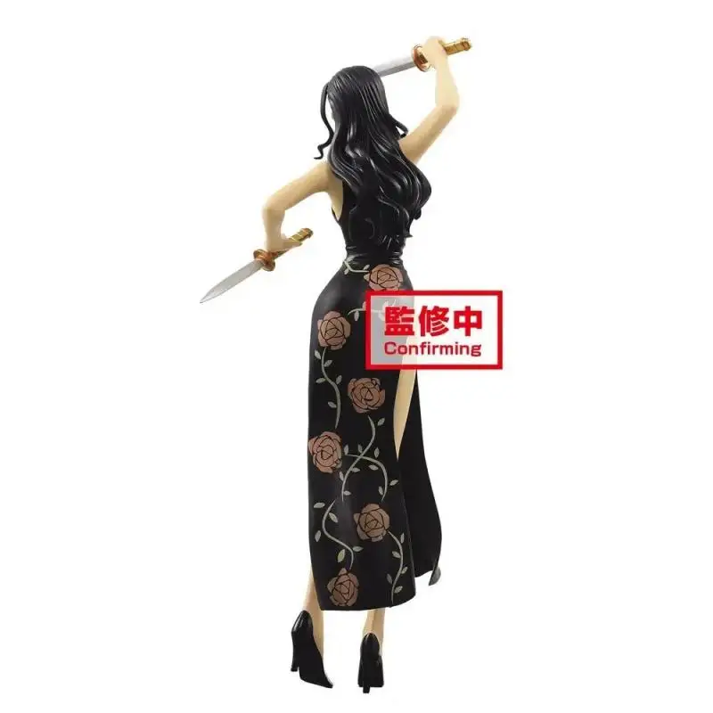 Em estoque original banpresto uma peça brilhante charme cheongsam nico robin anime figura caixa genuína modelo brinquedo presente da criança