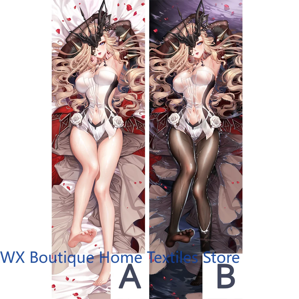 

Dakimakura Anime Genshin Impact La Signora 2WAY Hing Pill Double Sided Print Pillowcase
