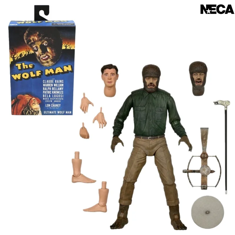 

Authentic Neca 04809 The Wolf Man Werewolf Ultimate Werewolf 7-Inch Scale Color Action Figure