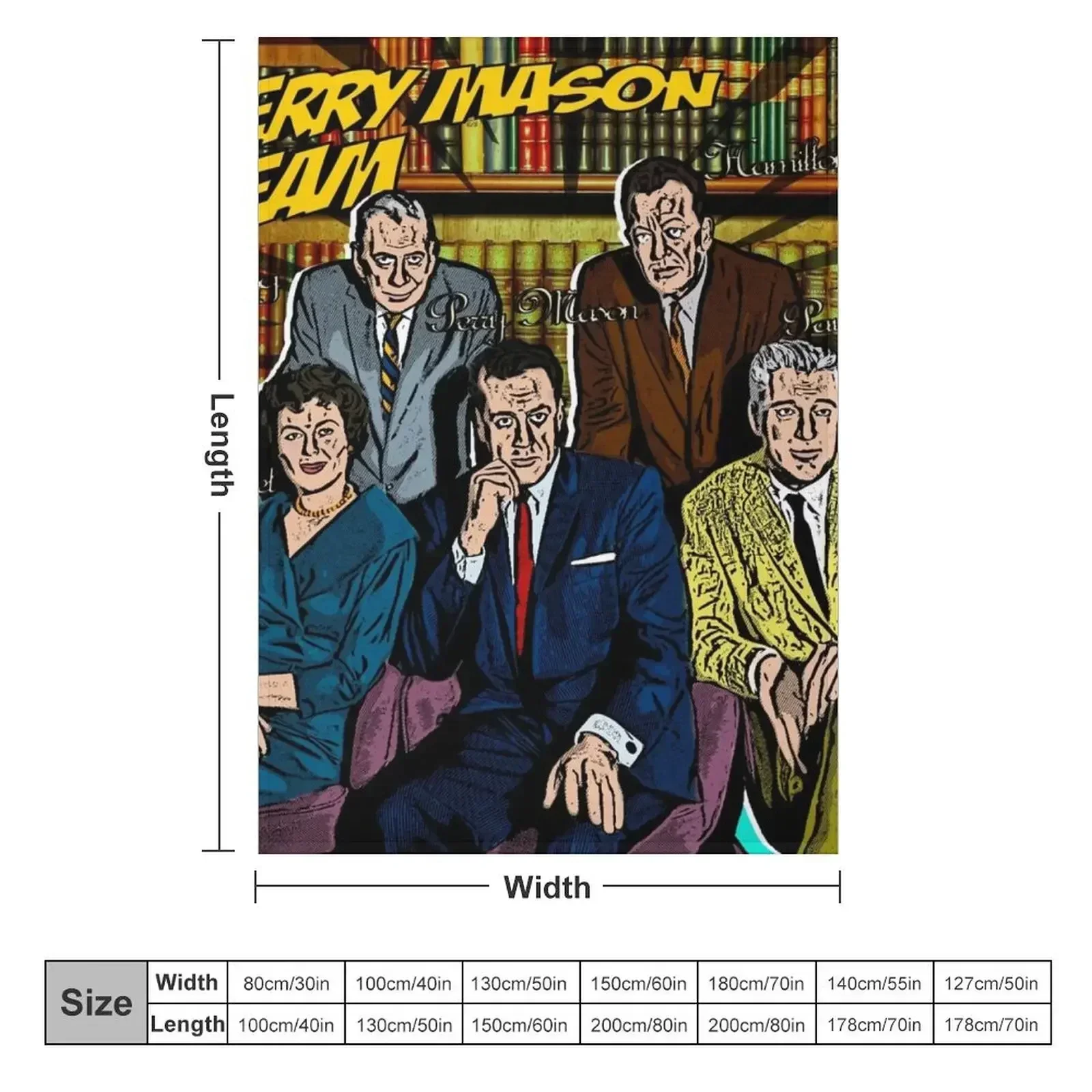 Perry Mason Team (PM Comics) Throw Blanket Beach Designers Summer Beddings Hair Sofa Throw Plaid on the sofa Blankets