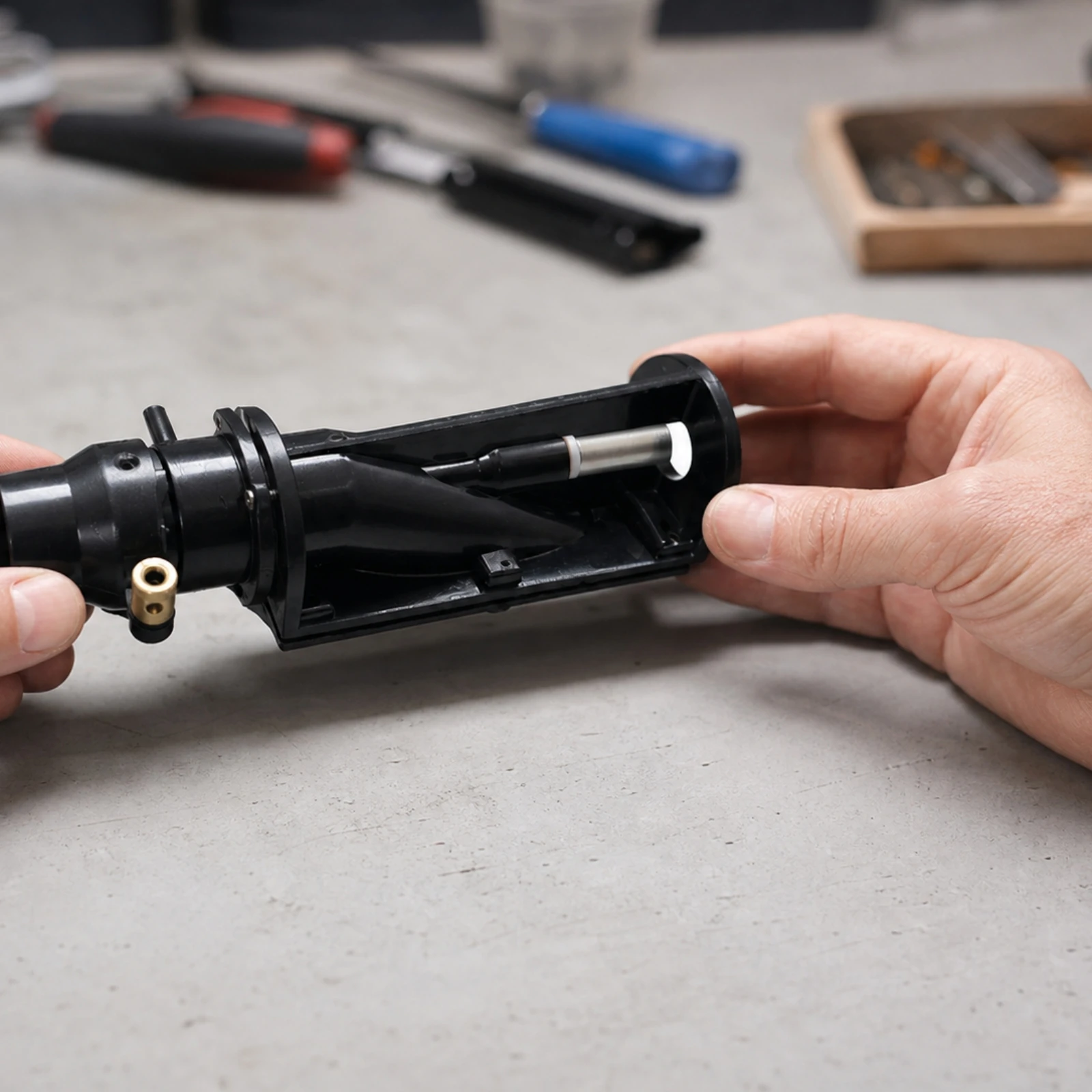 RC Boat Jet Pump Waterproof Propulsion Accessory with Shaft for Hobbyists, Repair Projects view 4