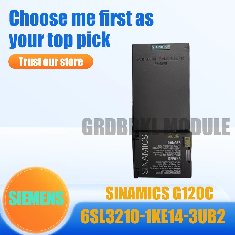 

New Original SIEMENS 6SL3210-1KE14-3UB2 6SL3 210-1KE14-3UB2 G120C 1.5kW 3AC Frequency Converter