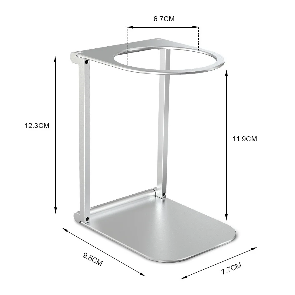 Soporte Plegable de Aleación de Aluminio HOMEFISH para Cafetera de Goteo, Compatible con Accesorios de Máquinas de Espresso Portátiles Eléctricas Inalámbricas
