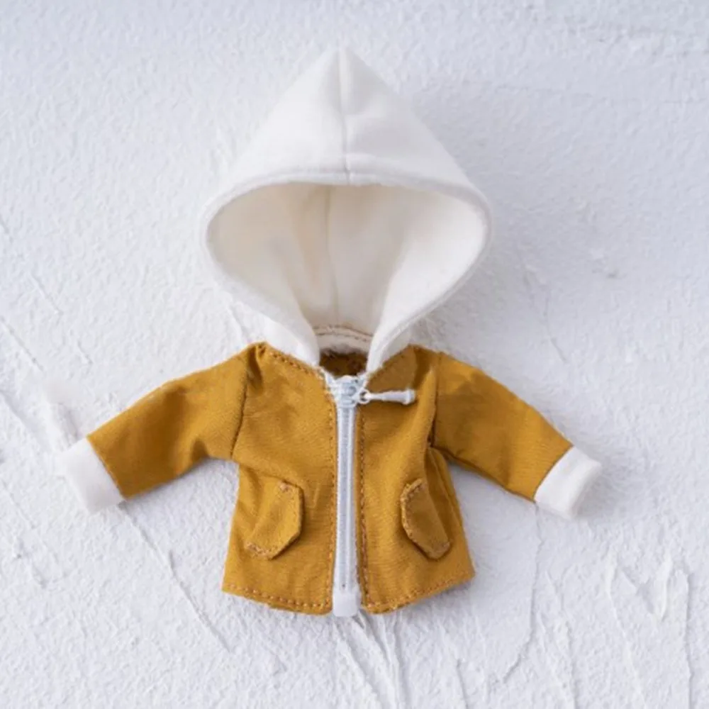 

Handmade Doll Hoodies Multicolored DIY Accessories Casual Clothes Tops Kids Gift Toys Mini Doll Coat for 1/12 BJD GSC p9 Dolls