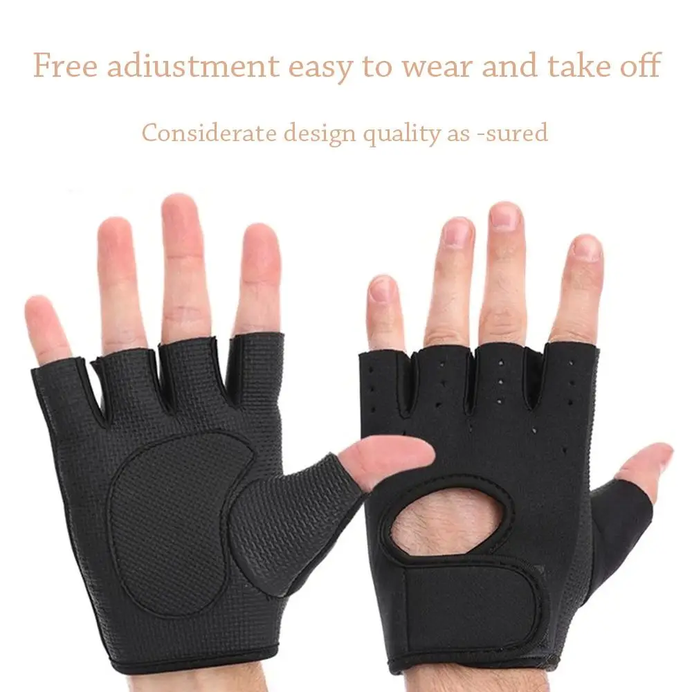 Silikon Palm Fitness Handschuhe Atmungsaktive Hohl Zurück Fitness Gym Fäustlinge Nicht-slip Hanteln Handschuhe Frauen Männer