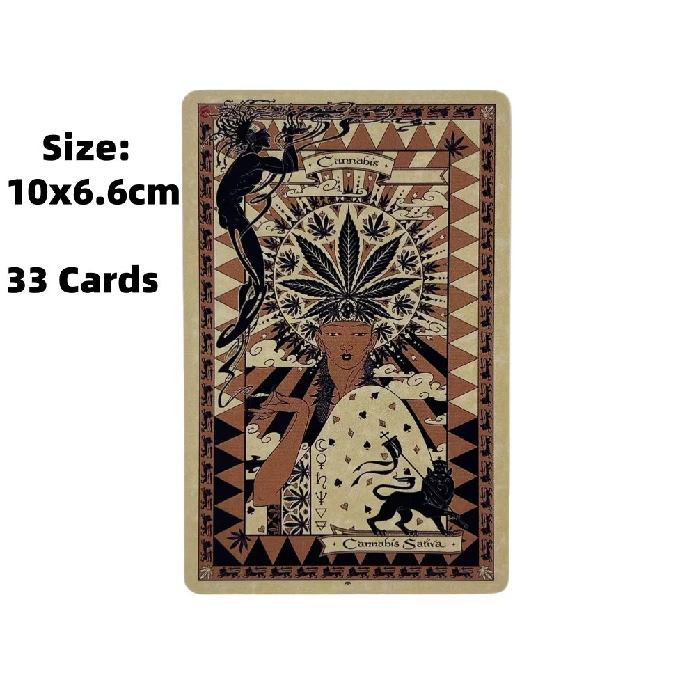 The Magickal Botanical Oracle Cards Um 33 Tarot Inglês Adivinhação Edição Baralho Borad Games