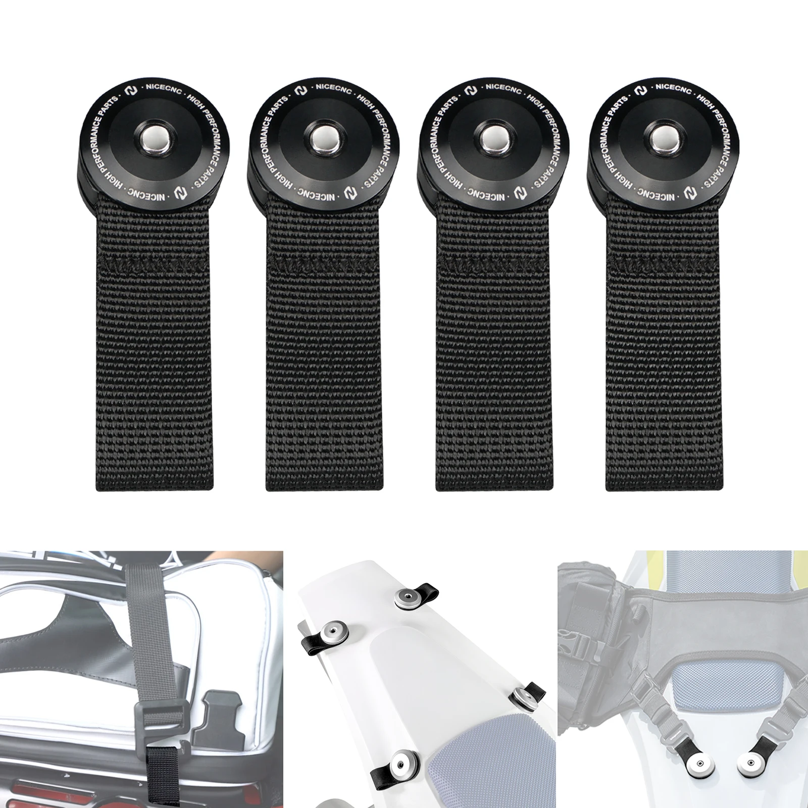 

For Husqvarna TC FC TX FX TE 250 300 350 FE 450 501 OS-Rack Loops Rackless Luggage Strapping Loops for KTM Gasgas Beta Sherco