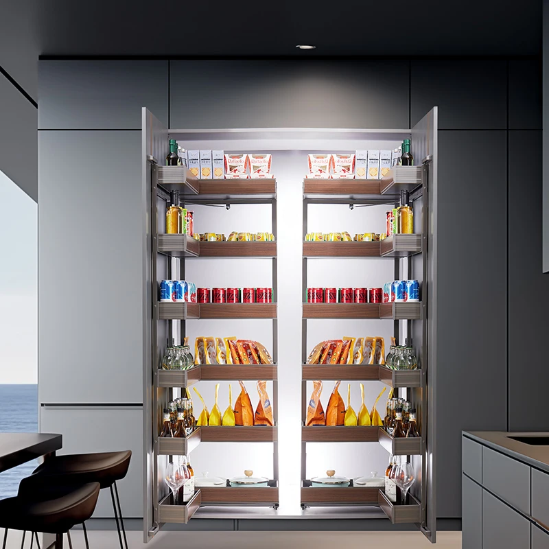 

Tall Unit Pull Out Basket Pull Out Kitchen Cabinet Storage Accessories Pantry Unit For Kitchen Storage Larder Basket