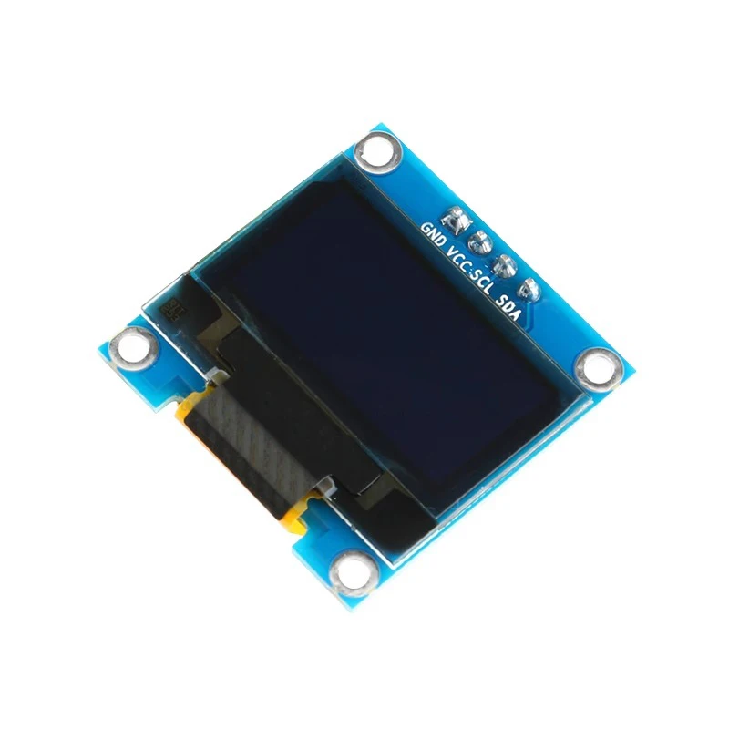 Layar OLED 0.91/0.96/1.3 Inci Modul LCD IIC/SPI Layar Seri LCD Putih/Biru/Kuning dan Biru
