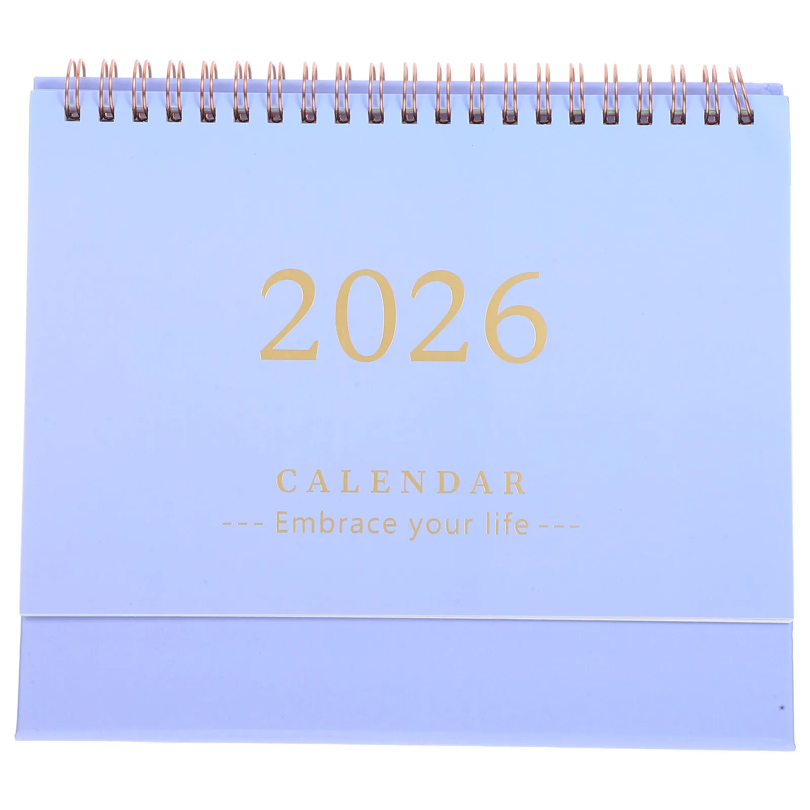 

2026 Desk Calendar Minimalist Stand Up Design For Home Office Scheduling Planning Flip Calendar Thick Paper Freestanding