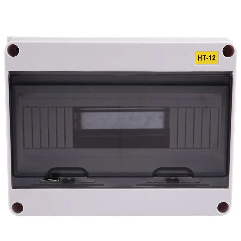 ABSE-HT Series Junction Box 12WAY PC IP65 Waterproof Distribution Box Outdoor Plastic Electrical HT-15Way For Circuit Breaker