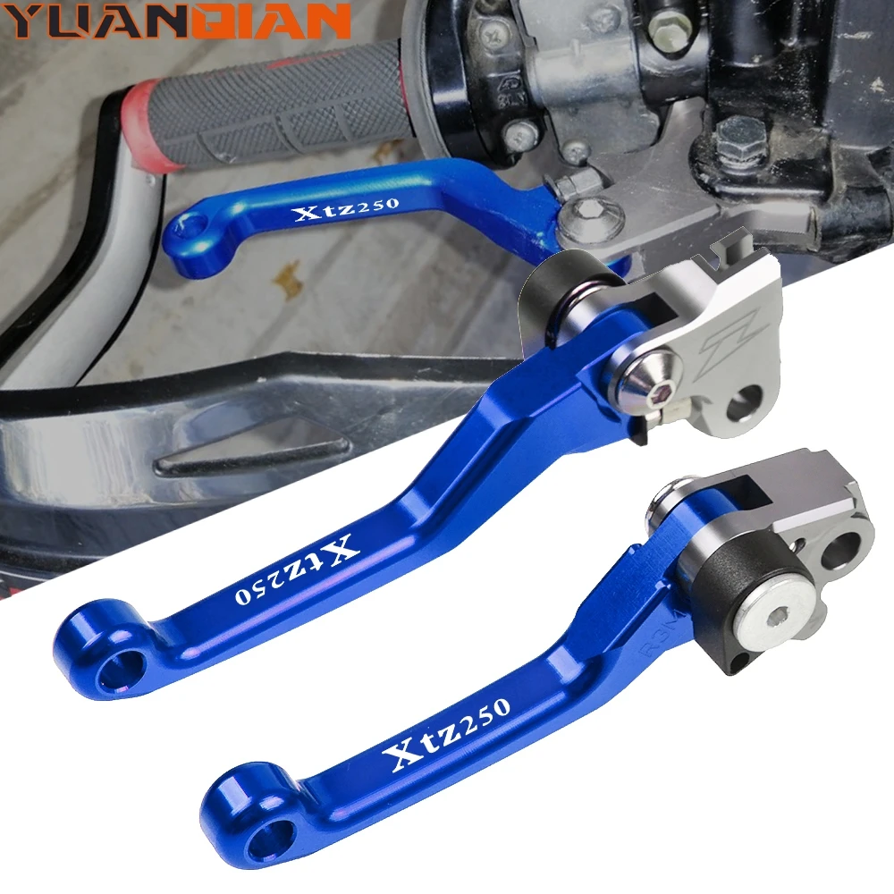 For YAMAHA XTZ250 XTZ 250 2022 Motorcycle Accessories Brake Clutch Levers XTZ250 2022 Motorcoss Dirt Bike clutch Brakes levers