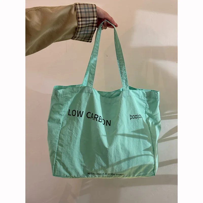 2025 حقيبة حمل قماشية كبيرة الحجم - نمط كسول كاجوال، حقيبة كتف متعددة الاستخدامات