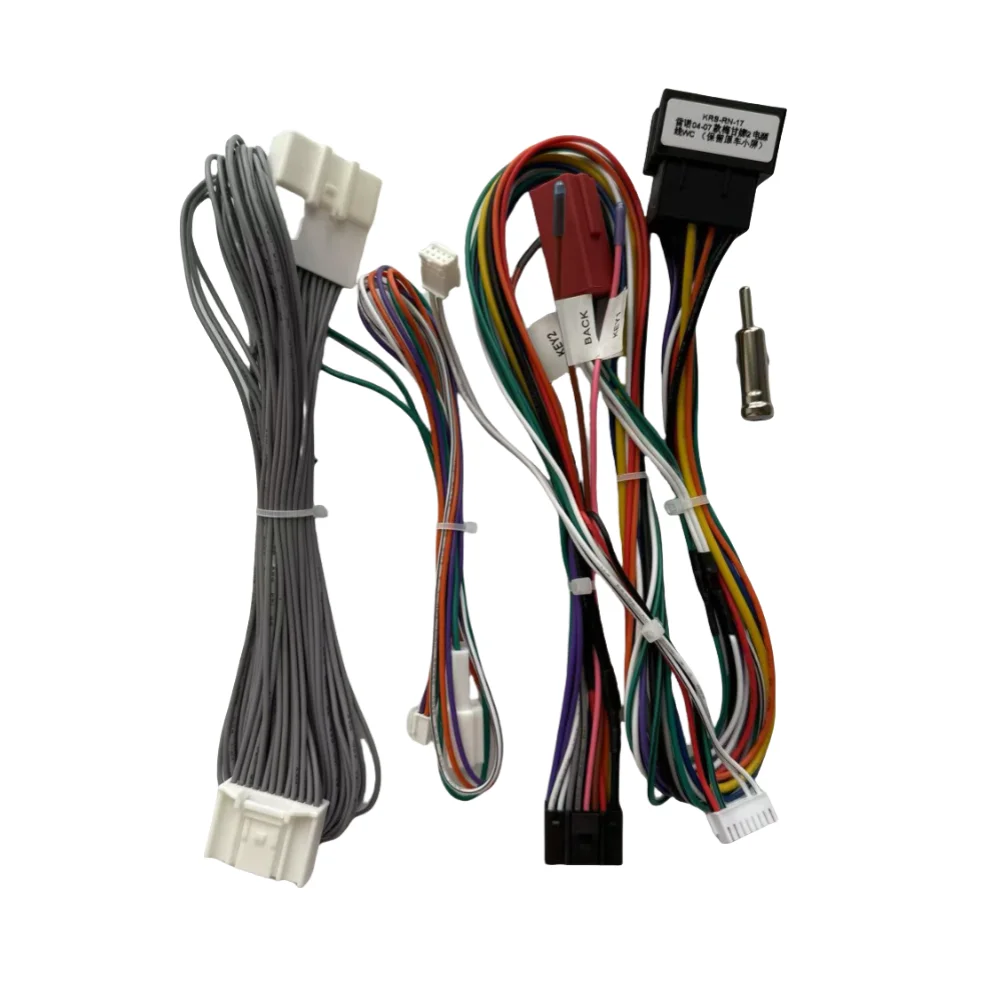 16 Pin For RENAULT Megane 2 Clio 3 Clio3 2004 - 2007 Canbus Android Player Power Cable Audio Adaptor Dash Trim kit Facia Panel