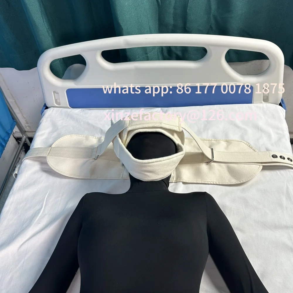 Customizable Magnetic Restraints Head Fixing Straps Clinic Safety Fastening Elderly Care Hospital Bed Restraint Belt for Patienc