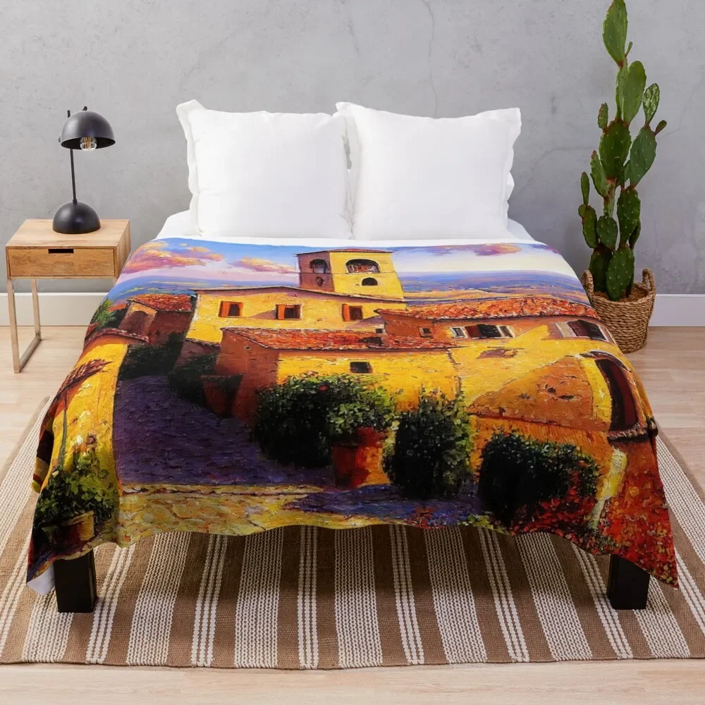 

Villages of Tuscany Throw Blanket