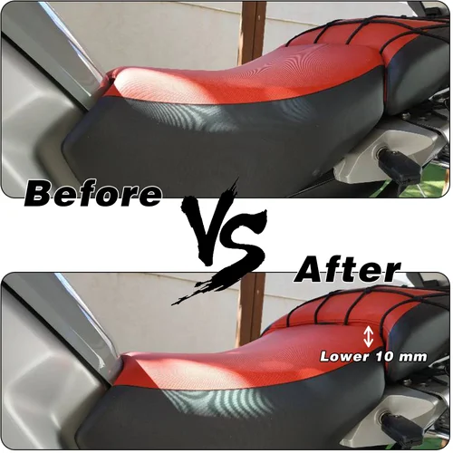 Imagen 2 del producto Kit de descenso de asiento de motocicleta, soporte ajustable inferior de 10mm y 20mm para BMW R1250GS Adventure R1200 GS R1250 GS/RT R1200GS/adv