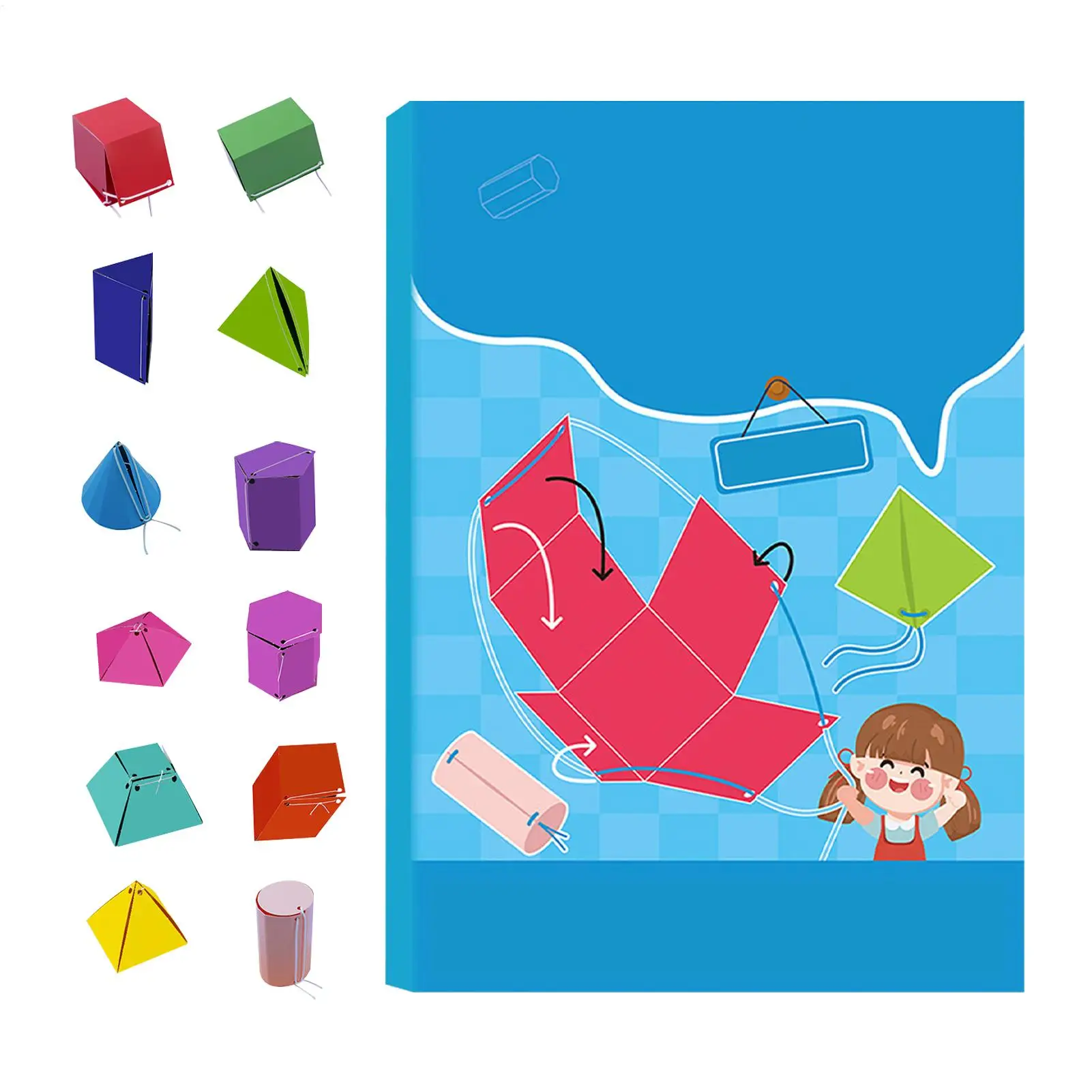 Pull-String Geometry Learning Kit Geometry Learning For Kids Interactive With Models Educational Space Thinking Training Game
