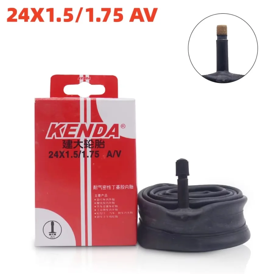 Kenda Fahrradschläuche 24 Zoll Vollgröße Innenschlauch 24X1.0/1.25/1.5/1.75 1.9/2.125 Reifenschlauch aus Butylkautschuk – Detail 5