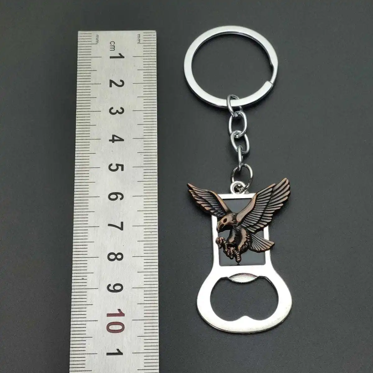Kreativer Modischer Tierkopf-Flaschenöffner mit Tigerdesign, Schlüsselanhänger, Tragbarer Mini-Taschen-Metall-Schlüsselring, Auto-Zubehör, Party-Geschenk – Detail 4
