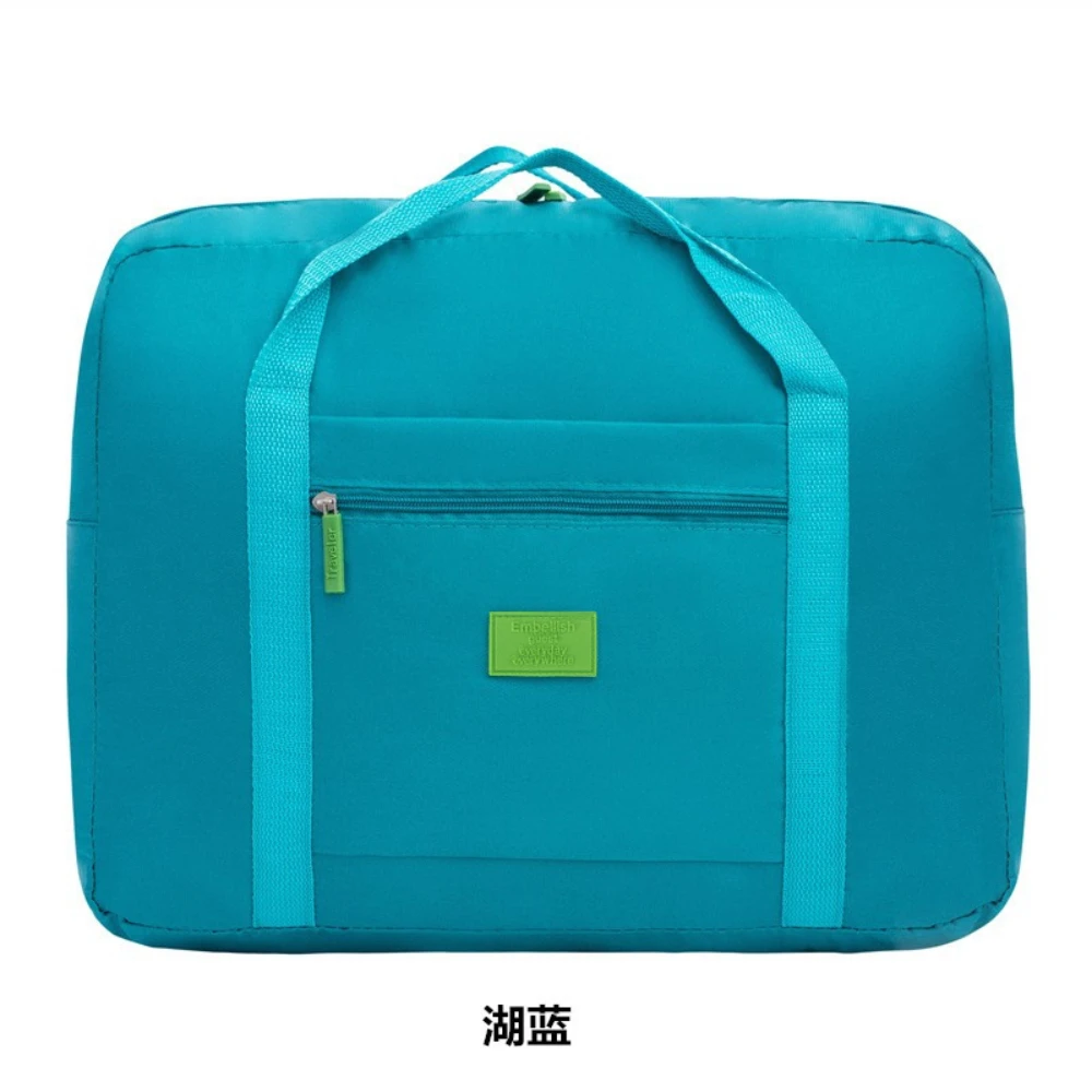 

Korean version of waterproof folding travel bag for business trips, storage bag, luggage bag, jacquard bag, clothes storage bag