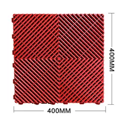 40x40cm Kratka podłogowa Garaż 4s Sklep Myjnia samochodowa Pokój e-sportowy Piwnica Blokada Łączenie Podkładka drenażowa Płytka plastikowa
