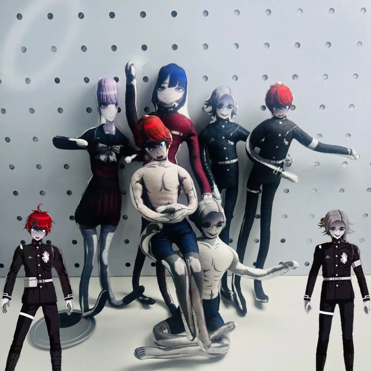 Game The Hundred Line Eito Aotsuki Takumi Sumino Cosplay Plush Doll Tsukumo Kako Ima Stuffed Abstract Twistable Figure Props